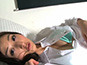 寝起きのはるかちゃんを突撃 動画